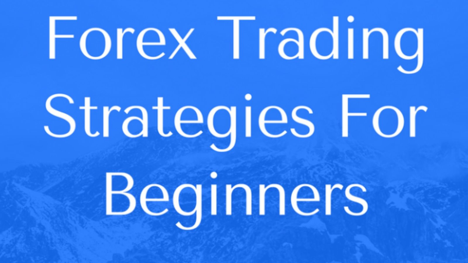 a text written Forex Trading Strategies For Beginners