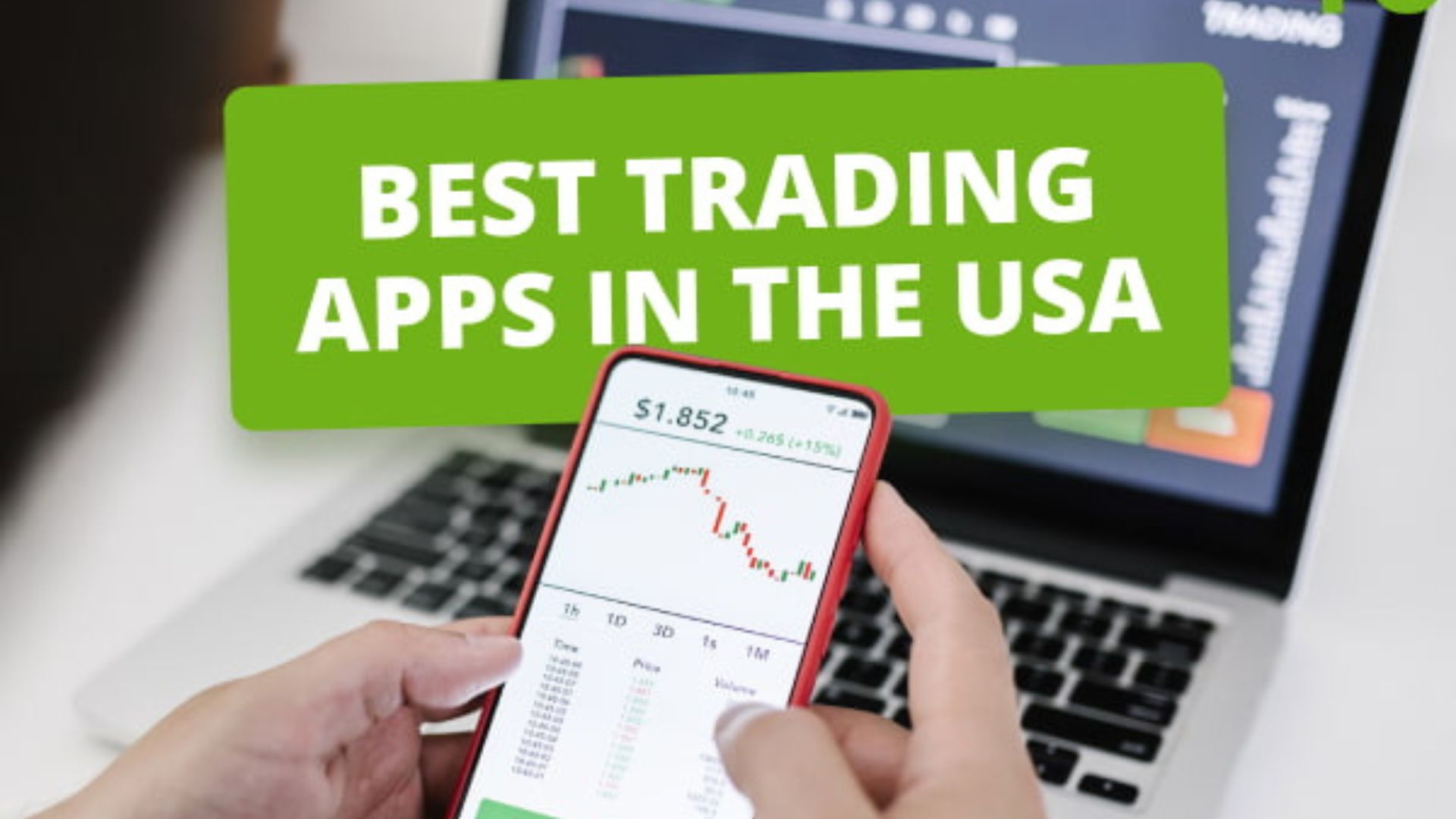 A Person Holding A Phone Using Best Stock Trading Apps in the US